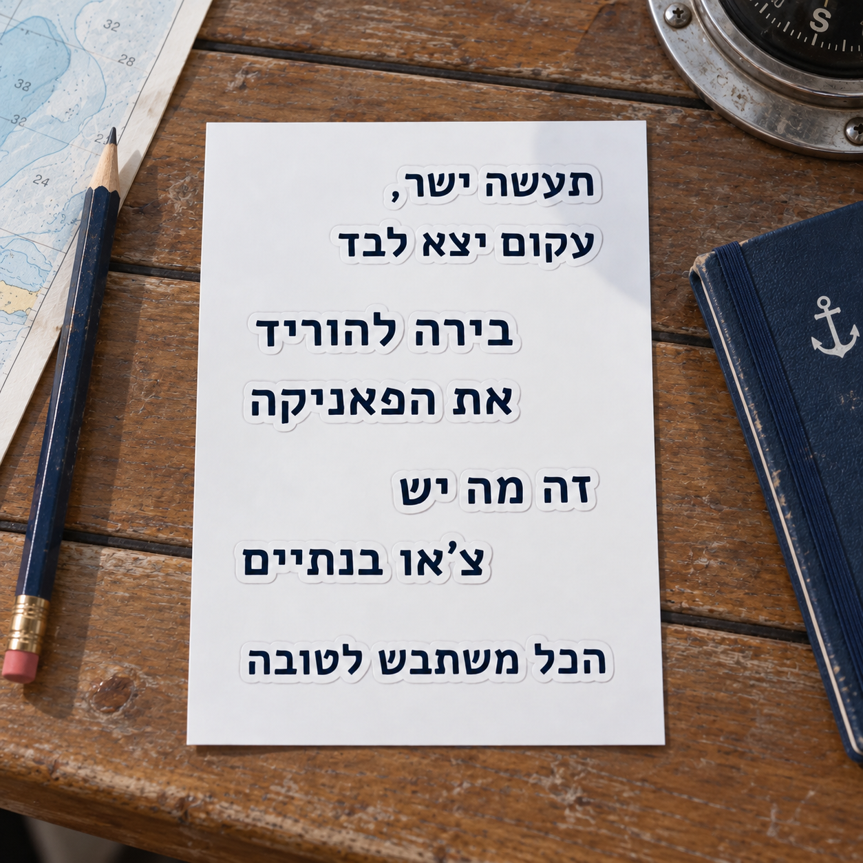 מדבקות משפטי הדרך